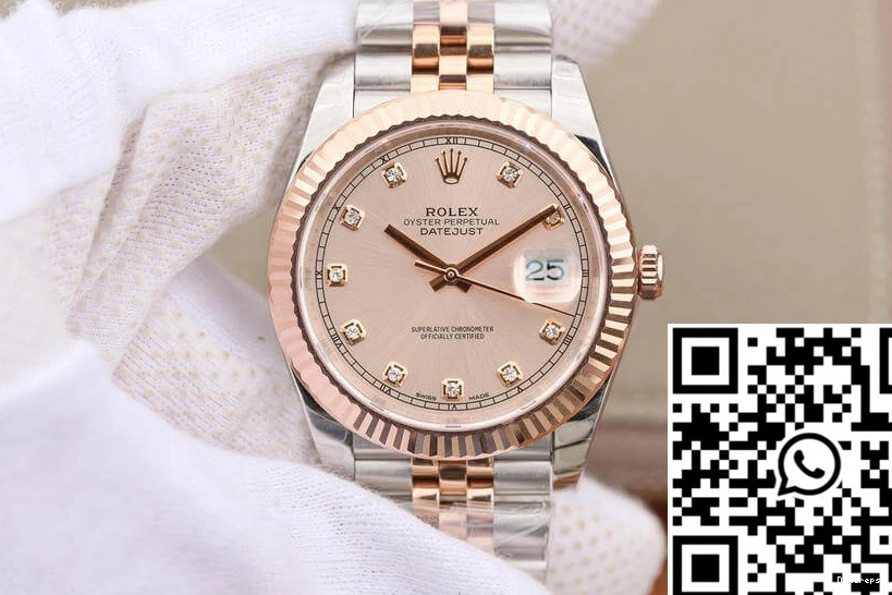 Sundust Rolex Factory Rose M126331-0008 Dial EW Datejust Gold 1218